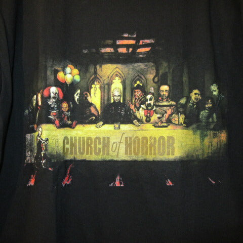 CHURCH OF HORROR★チャーチオブホラー★最後の晩餐★チャッキー★SAW★フレディ★ピンヘッド★Tシャツ★ぬいぐるみ★人形★フィギュア★MONSTER★HORROR★Mサイズ