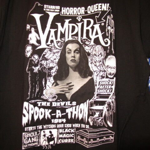 エルヴァイラ★Elvira, Mistress of the Dark★Tシャツ★ヴァンパイラ★ヴァンパイア★ぬいぐるみ★人形★フィギュア★MONSTER★HORROR★Lサイズ
