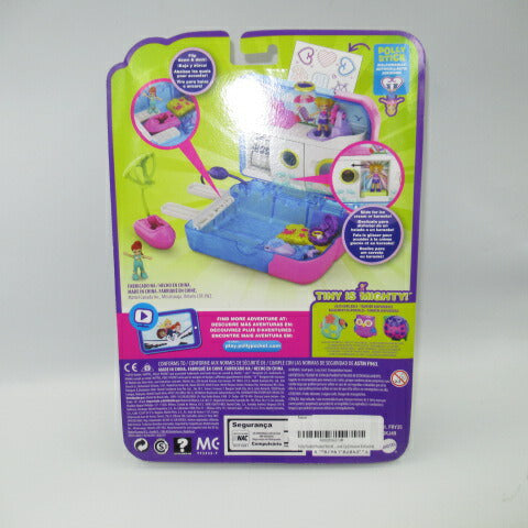 2019★Polly Pocket★Polly Pocket★Compact★Doll★Figure★Play House★Dollhouse★Ice★Clear