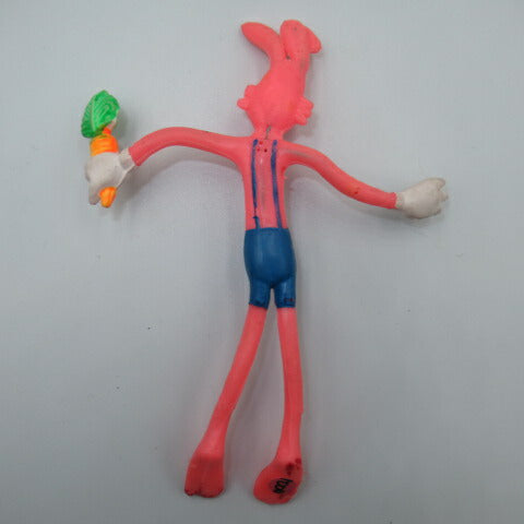 ビンテージ★ウサギ★ぬいぐるみ★ベンダブル★フィギュア★17センチ★にんじん★オーバーオール