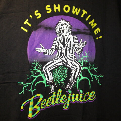 Beetlejuice★ビートルジュース★Tシャツ★人形★フィギュア★ティムバートン★Lサイズ★ブラック