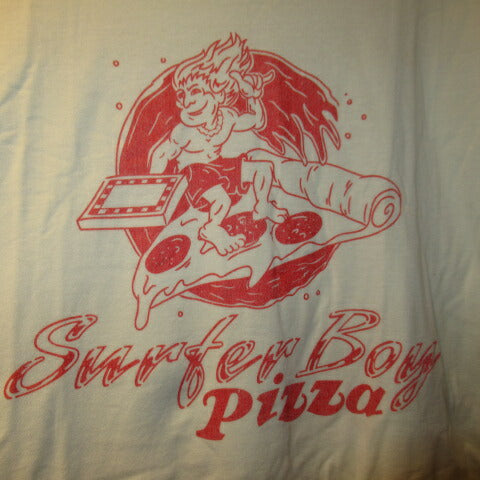 STRANGER THINGS★ストレンジャーシングス★Tシャツ★SurferBoy Pizza★イレブン★マイク★フィギュア★NET FLIX★Lサイズ★クリーム