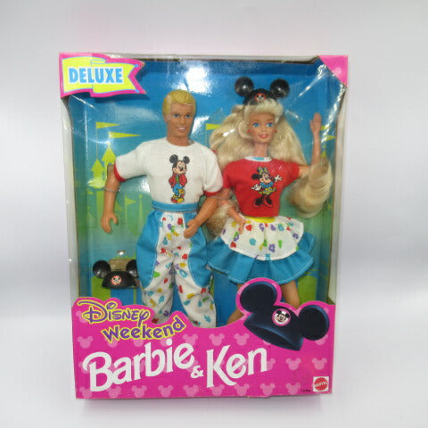 Super rare! ! 1993★90's★DisneyWeekend Barbie & Ken★Disney Weekend Barbie & Ken★Doll★Figure★Mickey Mouse★Mickey★Minnie★Deluxe Set