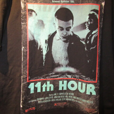 STRANGER THINGS★Stranger Things★T-shirt★Eleven★Mike★Figure★NET FLIX★L size★Black