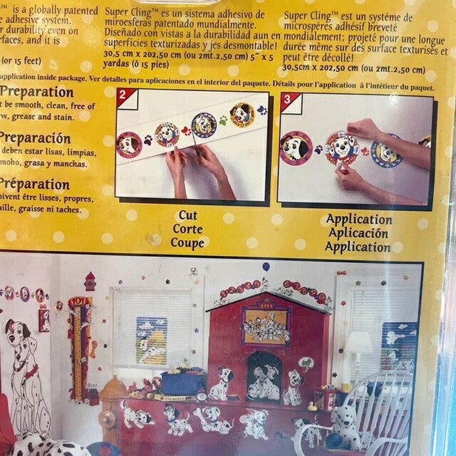 90's★Disney★ディズニー★101★ダルメシアン★101匹わんちゃん★Wall Sticker★ウォールステッカー★シール★ぬいぐるみ★PVC★フィギュア★人形