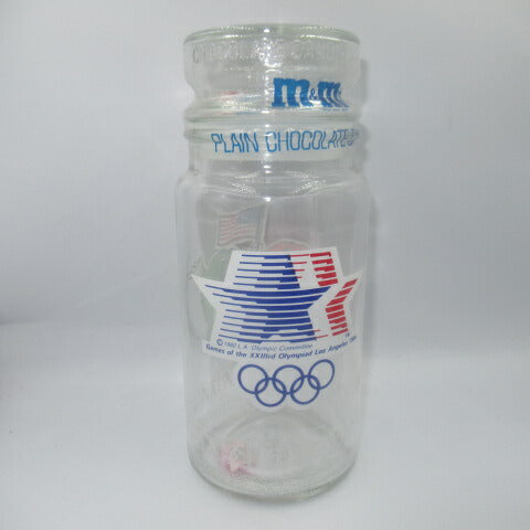 1984年★m&m's★エムアンドエムズ★ガラス★ジャー★タンブラー★瓶★マグカップ★フィギュア★ぬいぐるみ★人形★ディスペンサー★オリンピック★ロサンゼルスオリンピック