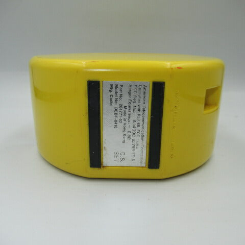 1980's★ビンテージ★Pac Man ★パックマン★電話★ CordBally Midway ★ぬいぐるみ★人形★フィギュア★11x10x5センチ★付属品無し★動作確認済み