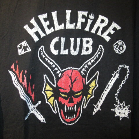 STRANGER THINGS★ストレンジャーシングス★Tシャツ★HELLFIRE CLUB★Tシャツ★イレブン★フィギュア★NET FLIX★Lサイズ★新品
