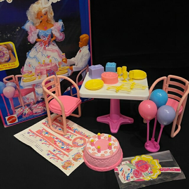 デッドストック!1992年★90's★Barbie★バービー★Birthday Party Barbie★バースデーパーティー★プレイセット★フィギュア★人形