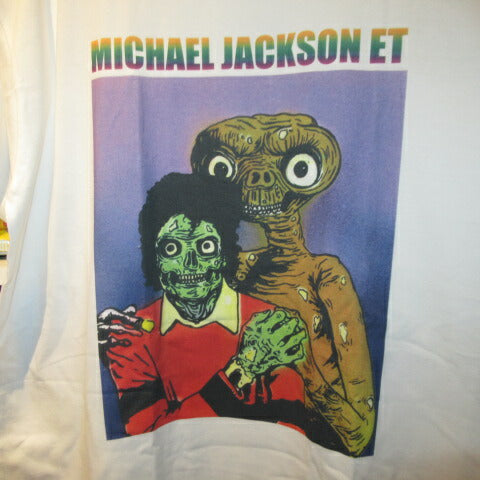 ET★T-shirt★ZOMBI ET &ZOMBI Michael★Michael Jackson★Stuffed animal★Doll★Figure★XL size★White★Zombie