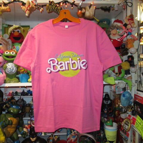 Barbie★バービー★Califolnia Dream★Tシャツ★ぬいぐるみ★人形★フィギュア★Lサイズ★バービーピンク