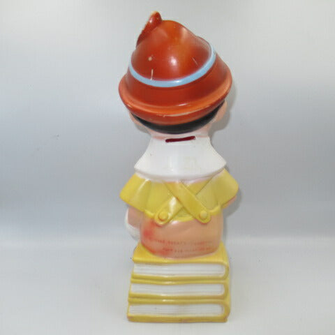Vintage★Disney★Pinocchio★Deposit box★Bank★BANK★Plush toy★Doll★Figure★29cm★No bottom lid