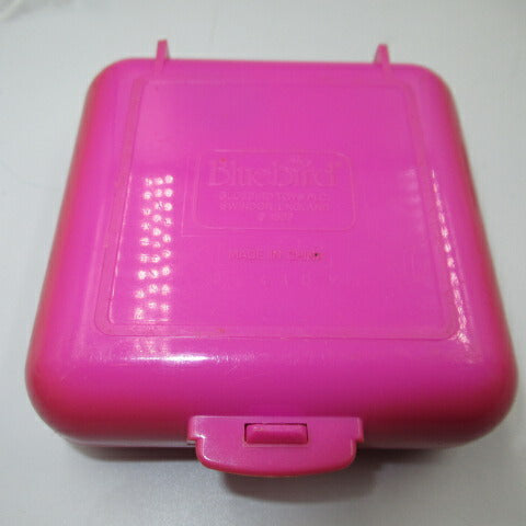 90's★ビンテージ★Polly Pocket★ポーリーポケット★コンパクト★人形★フィギュア★ままごと★ドールハウス★四角★濃いピンク★日焼けあり