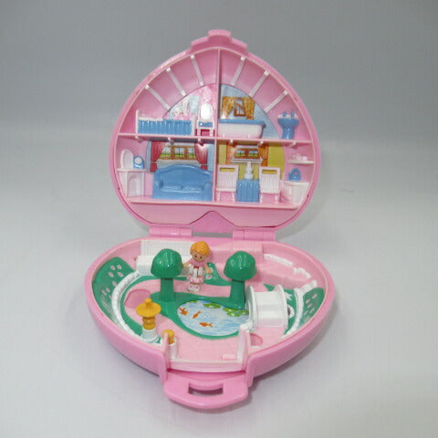 90's★Vintage★Polly Pocket★Polly Pocket★Compact★Doll★Figure★Playhouse★Dollhouse★Heart★Pink
