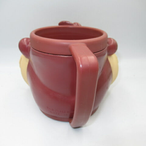 1992年★LOONEY TUNES★ルーニーチューンズ★ルーニーテューンズ★TASMANIA DEVIL★タズマニアデビル★プラスティックマグ★マグカップ★フィギュア★人形★ぬいぐるみ★顔型カップ