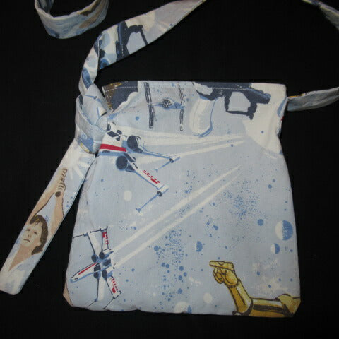 STAR WARS★Star Wars★Sacoche★Pouch★Shoulder bag★Chewbacca★C3PO★Han Solo★Figure★Doll★Plush toy★Vintage sheets★Handmade