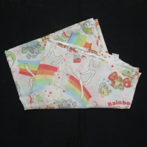 80's★RAINBOW BRITE★レインボーブライト★フラットシーツ★お布団★人形★フィギュア★布★ビンテージ★