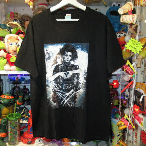 Edward Scissorhand★シザーハンズ★ティム・バートン★Tシャツ★ジョニー・デップ★ぬいぐるみ★人形★フィギュア★XLサイズ★ブラック