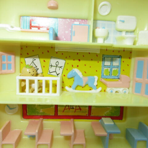 90's★Vintage★Polly Pocket★Polly Pocket★Compact★Doll★Figure★Playhouse★Dollhouse★Square★Yellow