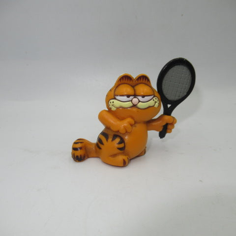 80's★GARFIELD★ガーフィールド★PVC★人形★フィギュア★ぬいぐるみ★テニス★