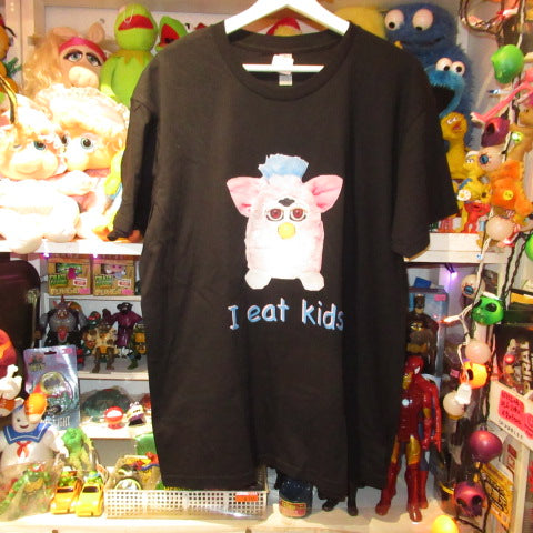 Furby★ファービー★Tシャツ★ブラック★XLサイズ★フィギュア★人形★ぬいぐるみ★