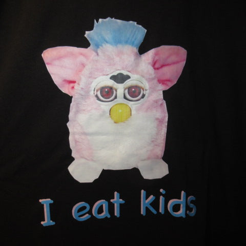 Furby★ファービー★Tシャツ★ブラック★XLサイズ★フィギュア★人形★ぬいぐるみ★