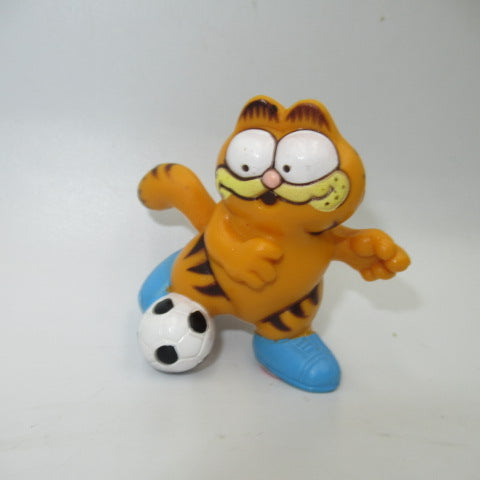 80's★GARFIELD★Garfield★PVC doll★Vintage★Figure★Doll★Plush toy★Football★ 