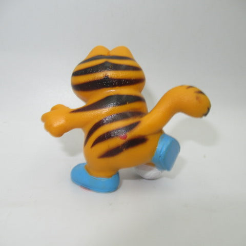 80's★GARFIELD★Garfield★PVC doll★Vintage★Figure★Doll★Plush toy★Football★ 