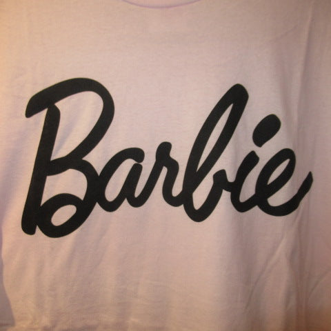 Barbie★Barbie the Movie★T-shirt★Logo★Pale Pink★Men's L Size★New★Figure★Doll★Plush Toy★ 