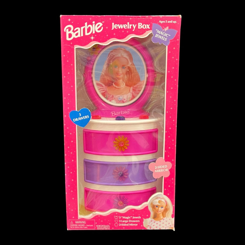 1996★90's★Barbie★Barbie★Jewelry Box★Jewelry Box★Accessory Case★Figure★Doll★Plush Toy★Vintage★ 