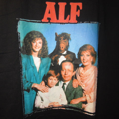 ALF★Alf★T-shirt★Family★Black★XL size★Figure★Doll★Plush toy★ 