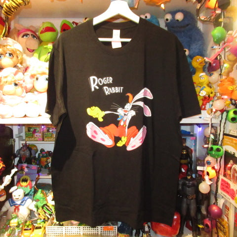 Who framed ROGER RABBIT★Roger Rabbit★T-shirt★Men's★XL size★Black★Figure★Doll★Plush toy★New item★ 