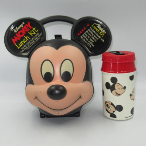 Disney★MICKY MOUSE★Lunch Box★Lunch Kit★Aladdin★Face-shaped Lunch Bag★Figure★Doll★Plush Toy★Boxed★Deadstock★ 