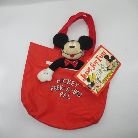 Vintage★Mickey Mouse★Peek A Boo Pal★Tote Bag★Doll★Figure★Plushie★Vintage★ 