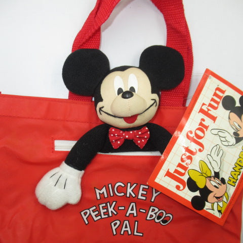 Vintage★Mickey Mouse★Peek A Boo Pal★Tote Bag★Doll★Figure★Plushie★Vintage★ 