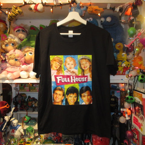 Foreign Drama Full House★FULL HOUSE★T-shirt★Figure★Doll★Plush toy★L size★Black★Mary-Kate Olsen sisters★ 