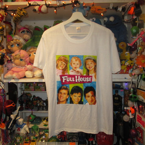 Foreign TV Drama Full House★FULL HOUSE★T-shirt★Figure★Doll★Plush toy★L size★White★Mary-Kate Olsen sisters★ 