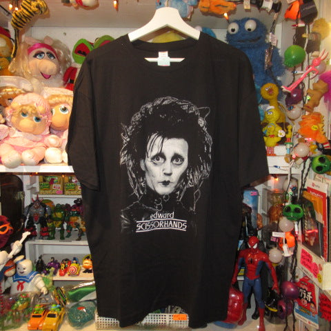 Edward Scissorhand★Edward Scissorhands★Tim Burton★T-shirt★Plush toy★Doll★Figure★XL size★Black★Johnny Depp★ 