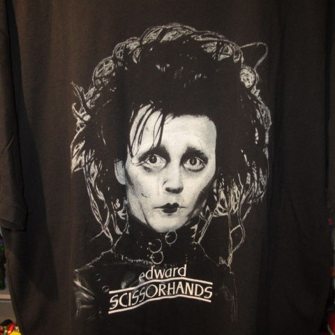 Edward Scissorhand★Edward Scissorhands★Tim Burton★T-shirt★Plush toy★Doll★Figure★XL size★Black★Johnny Depp★ 