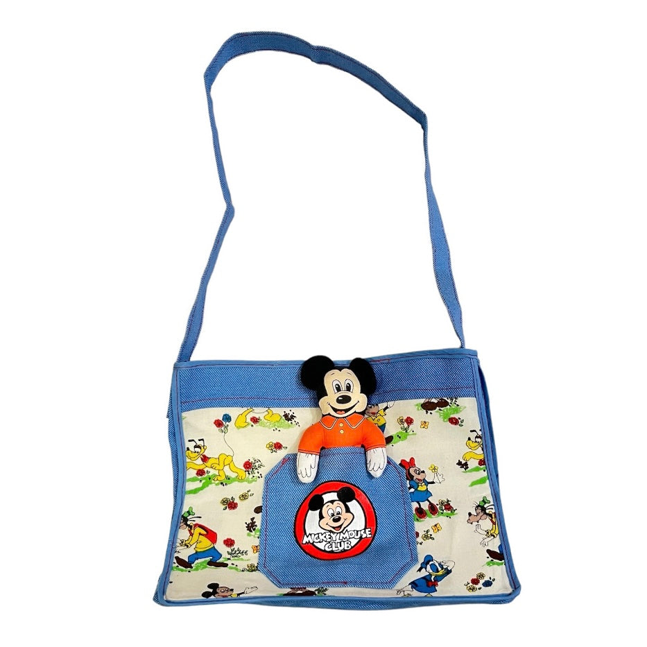 Mickey Mouse CLUB★Mickey Mouse Club★Shoulder Bag★Figure★Doll★Plushie★Vintage★ 