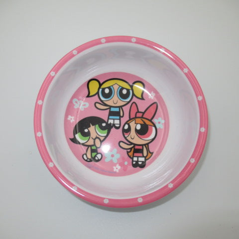 2002年Powerpuff Girls★パワーパフガールズ★プラスチックカップボウル★お皿★フィギュア★人形★ぬいぐるみ★１４センチ★