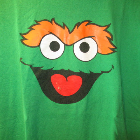 vintage★SESAMESTREET★Sesame Street★Oscar★Tshirt★green★Lsize★doll★figure★plush toy★ 