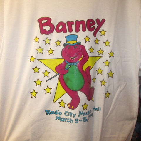 Burney★バーニー★恐竜★Tshirt★Tee★Tシャツ★white★ホワイト★人形★ぬいぐるみ★フィギュア★sizeL★