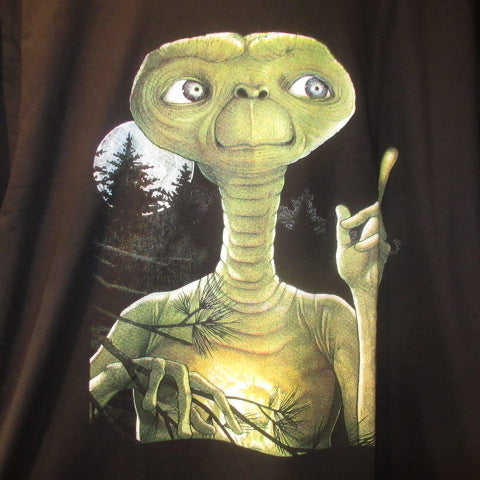 映画E.T★E.T★Ｔシャツ★Men’ｓXLサイズ★ブラック★新品★フィギュア★人形★ぬいぐるみ★フィギュア★