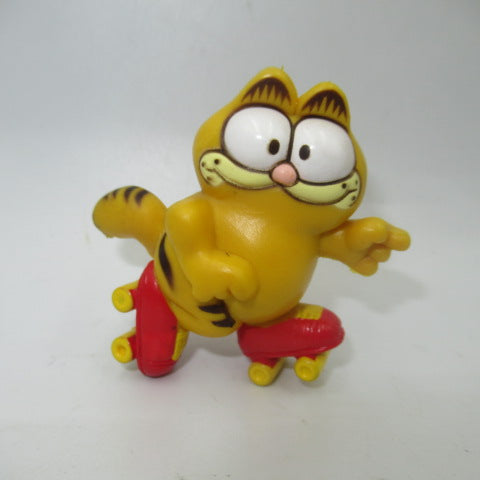 80's★GARFIELD★ガーフィールド★PVC★フィギュア★人形★ぬいぐるみ★ビンテージ★ローラースケート★