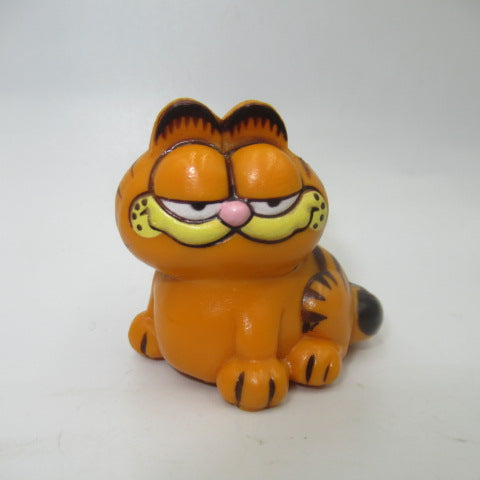 80's★GARFIELD★Garfield★PVC★Figure★Doll★Plush toy★Vintage★Sitting★ 