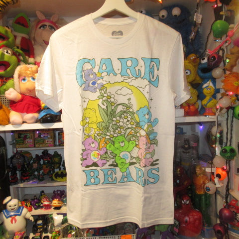 CareBar★ケアベア★Tshirt★Tシャツ★グッドラックベア★チアベア★Men's S★white★ホワイト★フィギュア★人形★ぬいぐるみ★