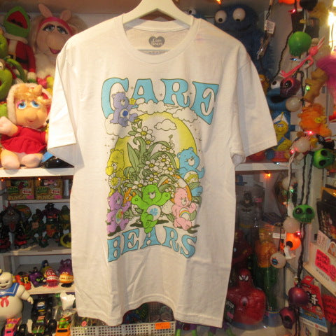 CareBar★ケアベア★Tshirt★Tシャツ★グッドラックベア★チアベア★Men’s M★white★ホワイト★フィギュア★人形★ぬいぐるみ★