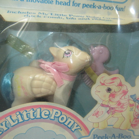 Rare! Vintage★80's★My Little Pony★My Little Pony★Baby Pony★Peek-A-Boo Baby Pony★Peek-a-Boo Baby Pony★Baby Graffiti★Figure★Doll★Plushie★Hasbro★ 