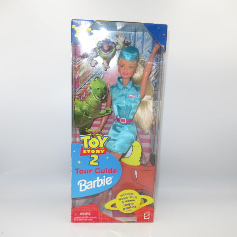 レア！1999年★Barbie★バービー★トイストーリー２★Disney★TOY STORY ２★Tour Guide Barbie★ツアーガイドバービー★ウッディ・バズ・ハムのフィンガーパペット付き★フィギュア★人形★ぬいぐるみ★